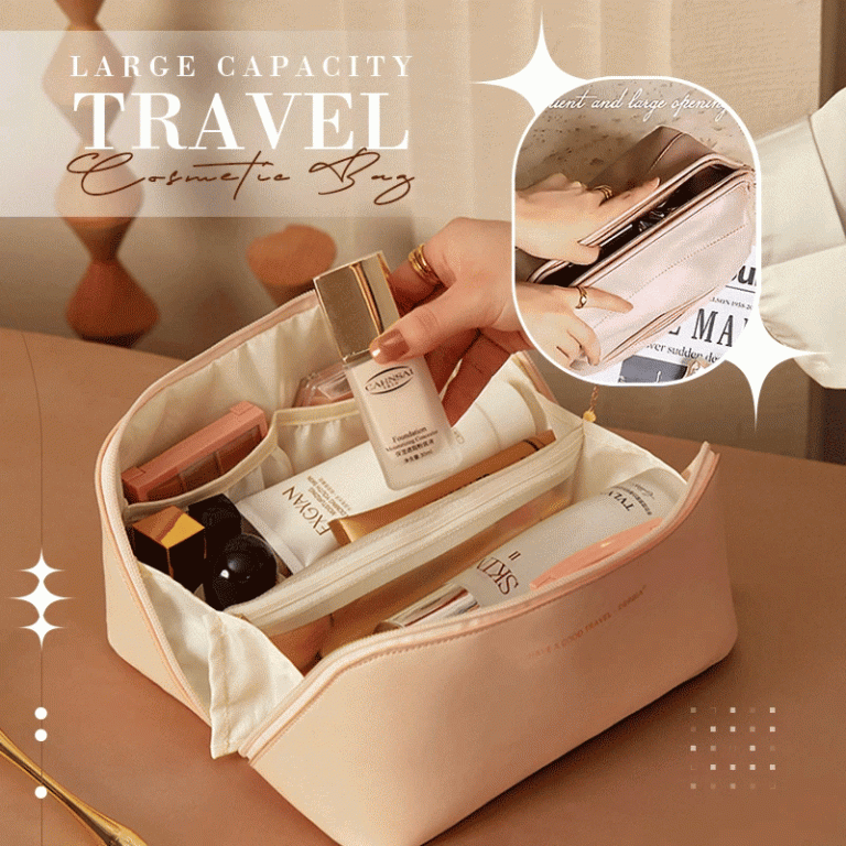 🔥Last Day 49%Off 💝Large capacity travel jewelry cosmetic bag – gorgeous lucent